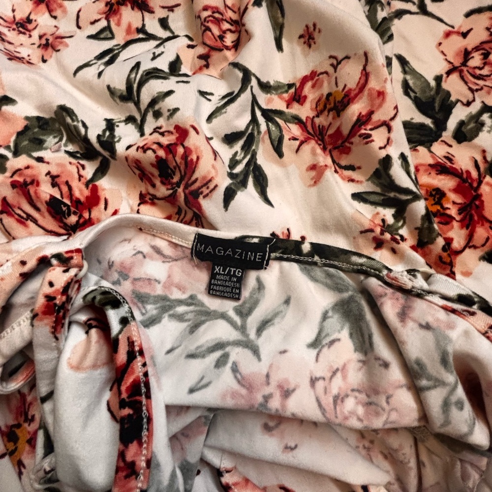 Soft Floral Maxi sun Dress Large/XL - Picture 3 of 5